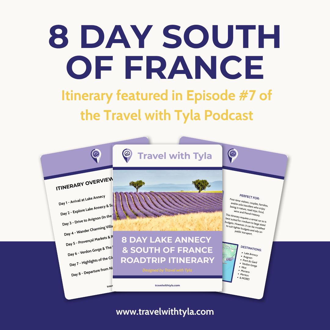 8 Day South of France Itinerary - Lake Annecy to the French Riviera