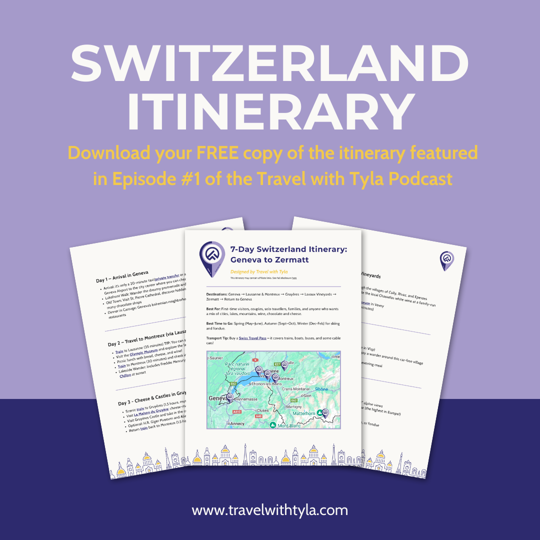 FREE 7-Day Switzerland Itinerary: From Geneva to Zermatt
