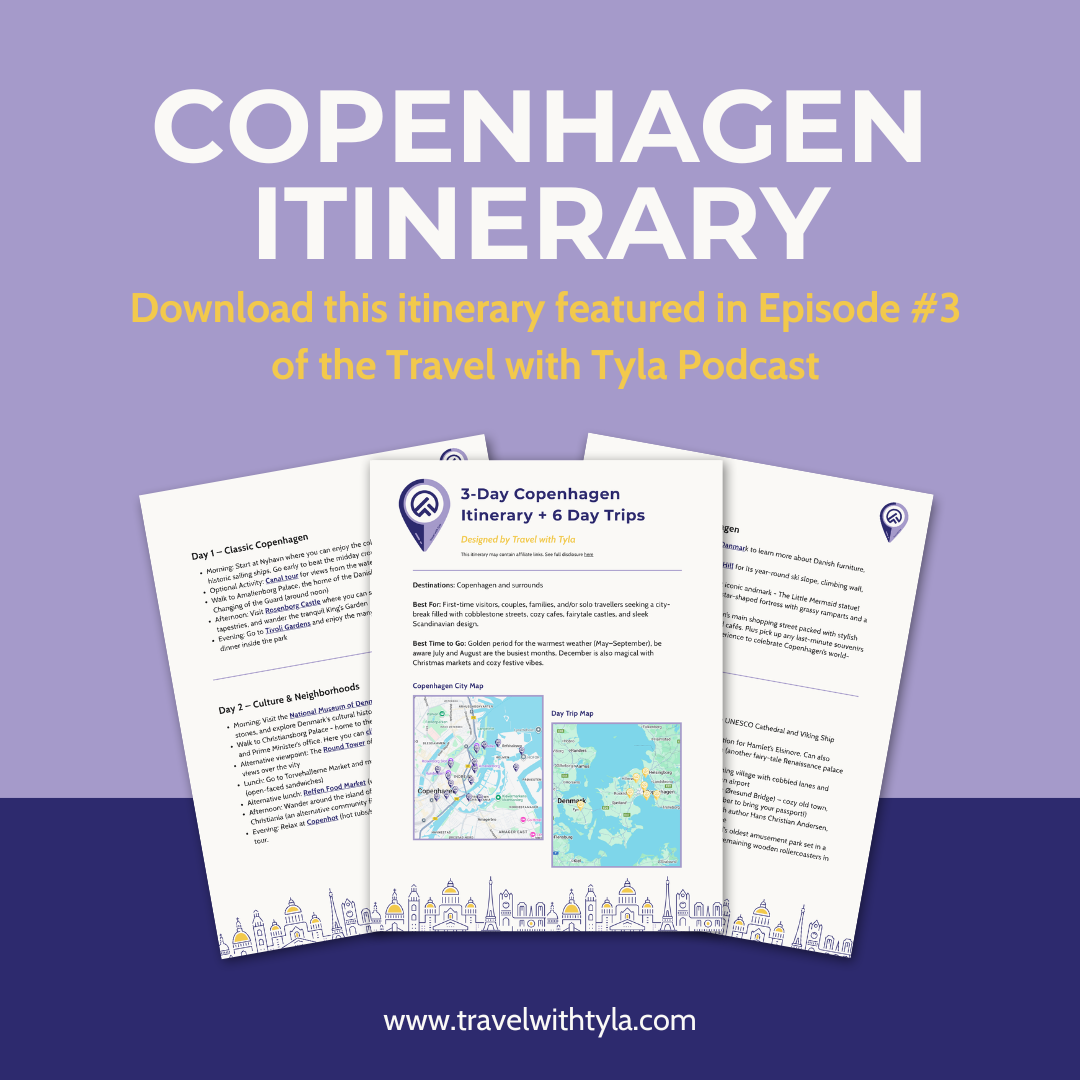 3-Day Copenhagen Itinerary + 6 Day Trips