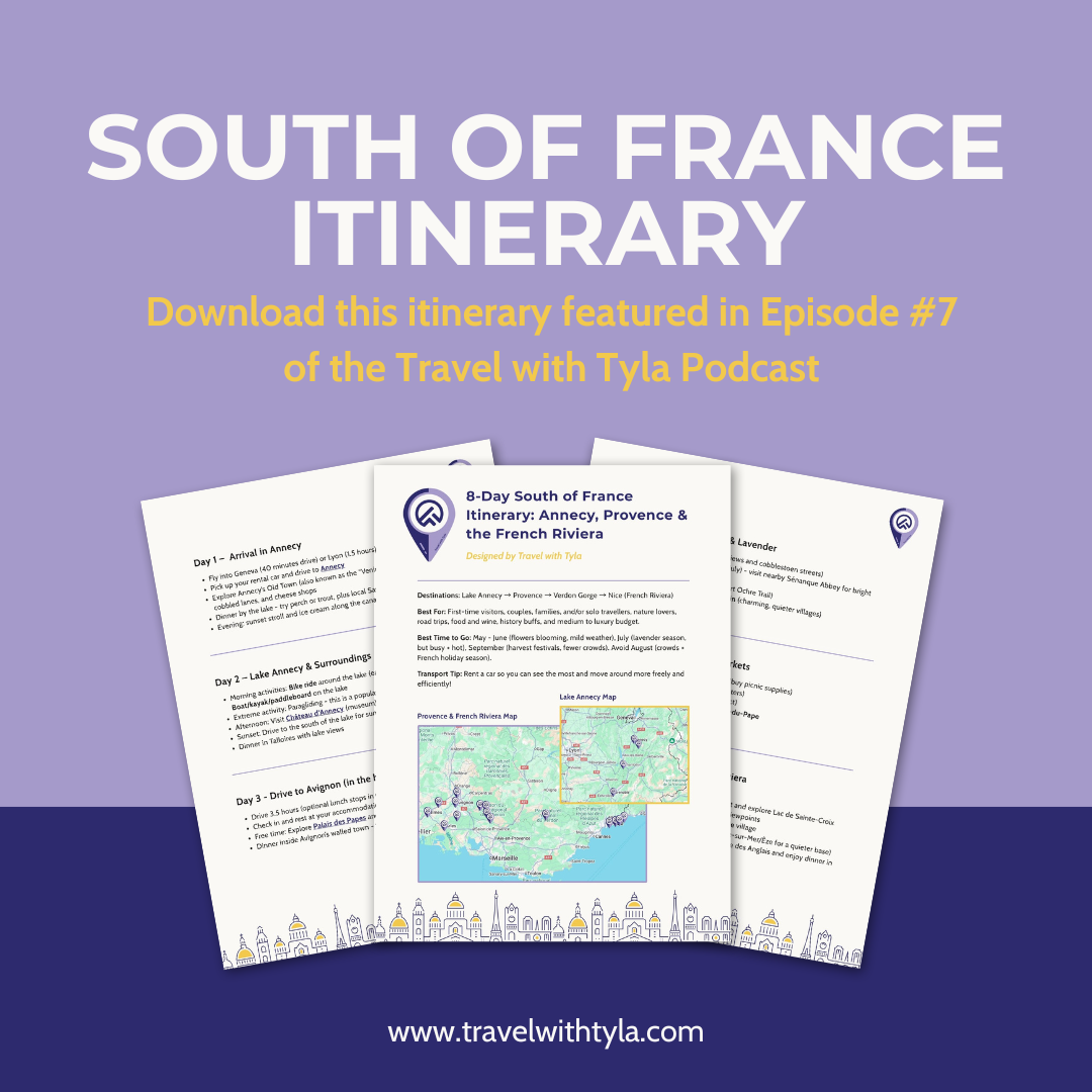 8-Day South of France Itinerary: Annecy, Provence & the French Riviera