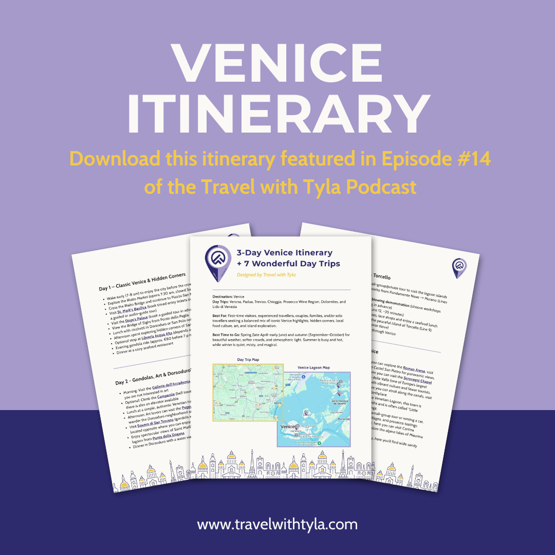 3-Day Venice Itinerary + 7 Wonderful Day Trips